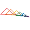 Tickit Wooden Rainbow Architect Triangles - Set of 7 73418